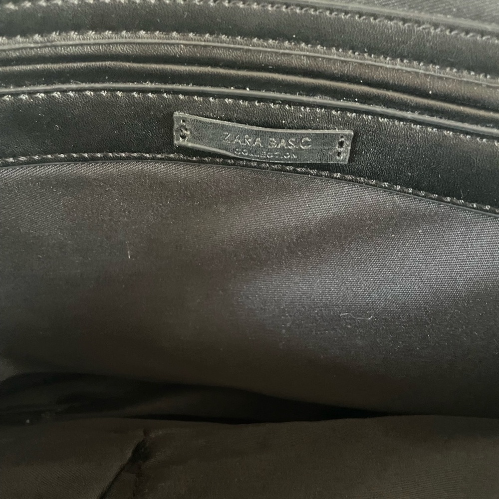 Zara Basic Collection Big Black Bag - image 1